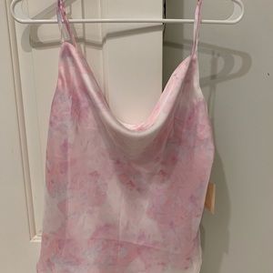 NEW superdown cowlneck tie-dye top